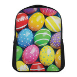Colorful Easter Eggs Print Casual Backpack