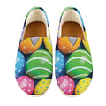 Colorful Easter Eggs Print Casual Shoes