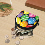 Colorful Easter Eggs Print Coin Purse