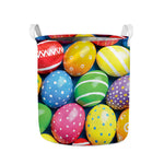 Colorful Easter Eggs Print Collapsible Laundry Basket