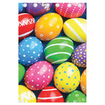 Colorful Easter Eggs Print Curtain