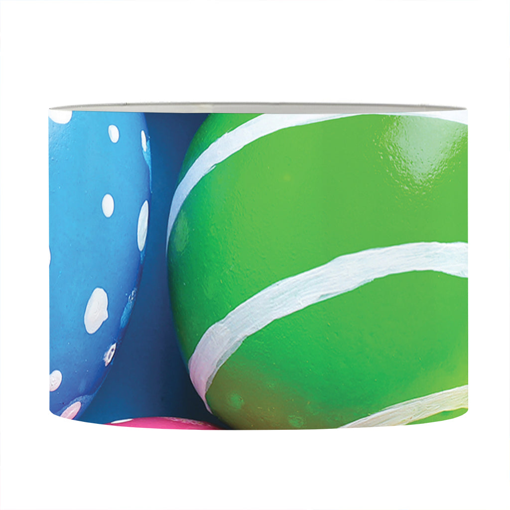 Colorful Easter Eggs Print Drum Lamp Shade