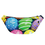 Colorful Easter Eggs Print Fanny Pack