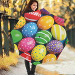 Colorful Easter Eggs Print Foldable Umbrella