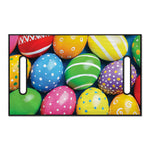 Colorful Easter Eggs Print Golf Cart Seat Cover