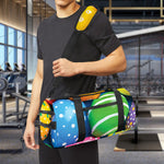 Colorful Easter Eggs Print Gym Bag