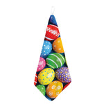 Colorful Easter Eggs Print Hand Towel