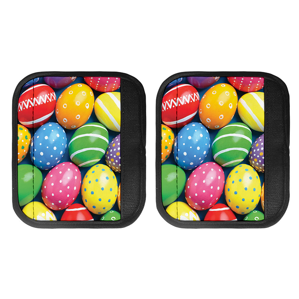 Colorful Easter Eggs Print Handle Covers