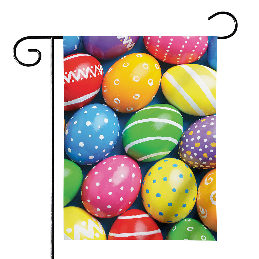 Colorful Easter Eggs Print House Flag