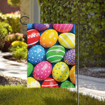 Colorful Easter Eggs Print House Flag