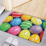 Colorful Easter Eggs Print Indoor Door Mat