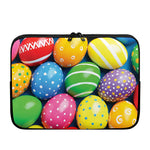 Colorful Easter Eggs Print Laptop Sleeve