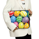 Colorful Easter Eggs Print Laptop Sleeve