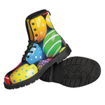 Colorful Easter Eggs Print Backpack