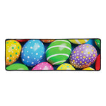 Colorful Easter Eggs Print Long Kitchen Mat