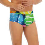 Colorful Easter Eggs Print Men's Briefs