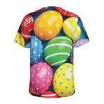 Colorful Easter Eggs Print Men's Sports T-Shirt