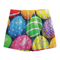 Colorful Easter Eggs Print Mesh Shorts