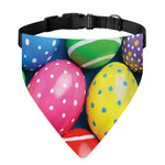 Colorful Easter Eggs Print Over The Collar Dog Bandana