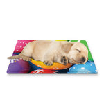 Colorful Easter Eggs Print Pet Cooling Mat Cover