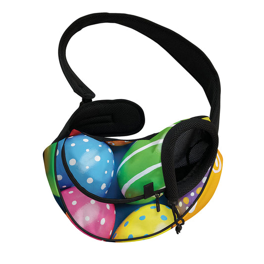 Colorful Easter Eggs Print Pet Sling Carrier