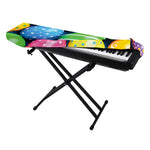 Colorful Easter Eggs Print Piano Keyboard Cover