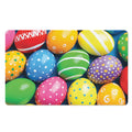 Colorful Easter Eggs Print Polyester Doormat