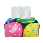 Colorful Easter Eggs Print Rectangle Tissue Box Cover