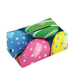 Colorful Easter Eggs Print Rectangle Tissue Box Cover