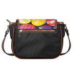 Colorful Easter Eggs Print Saddle Bag