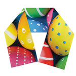 Colorful Easter Eggs Print Scarf