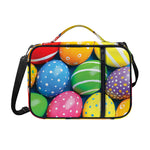 Colorful Easter Eggs Print Shoulder Strap Bible Bag