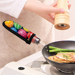 Colorful Easter Eggs Print Skillet Handle Cover