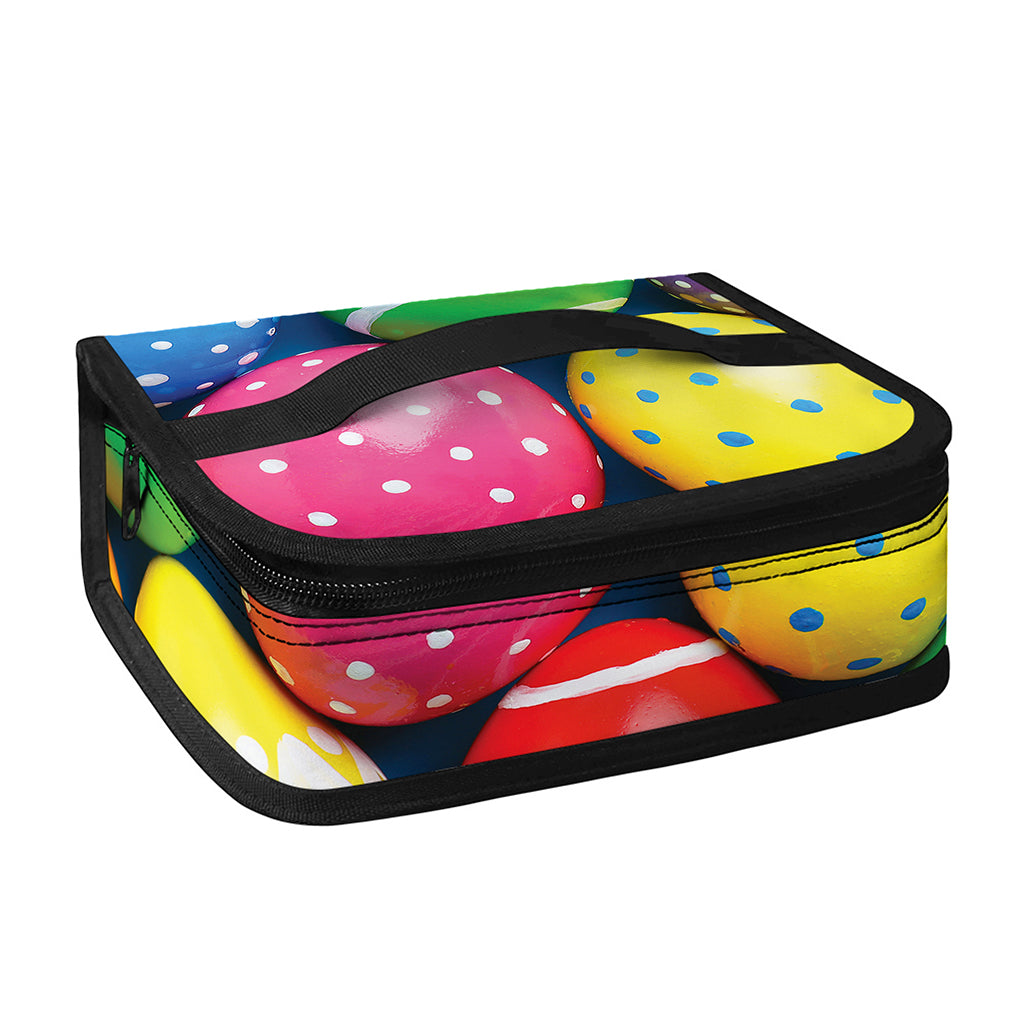 Colorful Easter Eggs Print Small Lunch Bag
