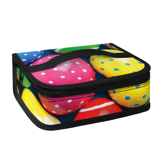 Colorful Easter Eggs Print Small Lunch Bag