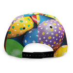 Colorful Easter Eggs Print Snapback Cap