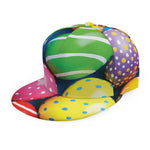 Colorful Easter Eggs Print Snapback Cap