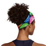Colorful Easter Eggs Print Sports Headband