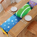 Colorful Easter Eggs Print Table Runner