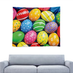 Colorful Easter Eggs Print Tapestry