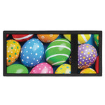 Colorful Easter Eggs Print Trifold Wallet