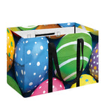 Colorful Easter Eggs Print Utility Tote Bag