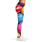 Colorful Easter Eggs Print Women's Leggings