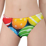 Colorful Easter Eggs Print Women's Panties