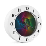 Colorful EDM Geometric Print Alarm Clock