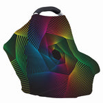 Colorful EDM Geometric Print Baby Seat Cover