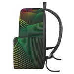 Colorful EDM Geometric Print Backpack