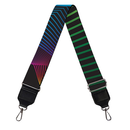 Colorful EDM Geometric Print Bag Strap