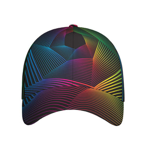 Colorful EDM Geometric Print Baseball Cap