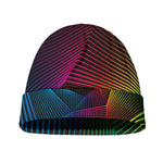Colorful EDM Geometric Print Beanie